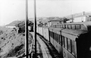 Pukerua Bay station, July 1930