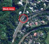 map for corner of SH59 and Pukerua Beach Road